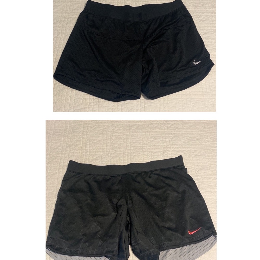 2 Nike womens shorts, size large